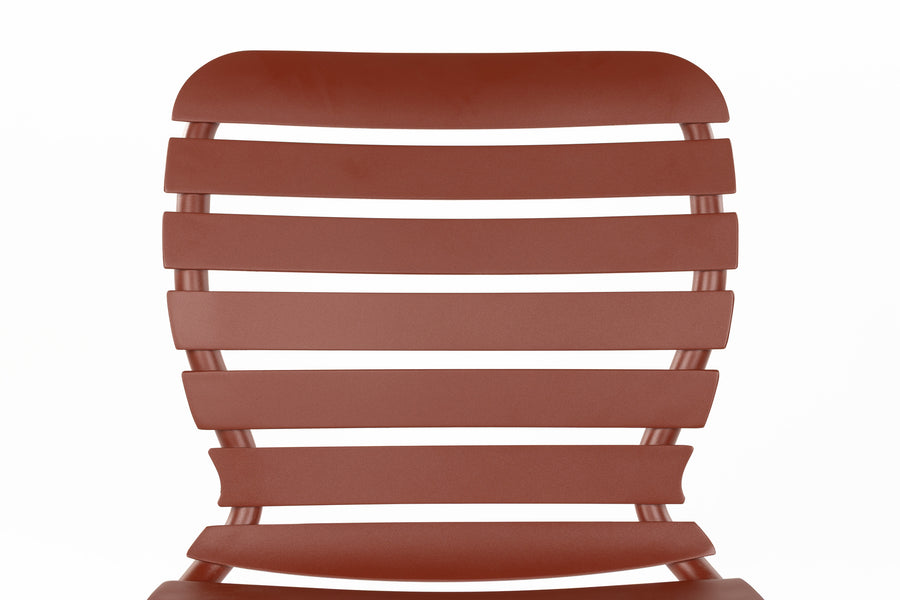 Set Tuintafel Vondel 214 + 6 Stoel Vondel Rood