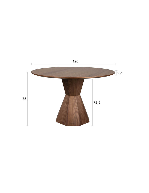 Eetkamertafel Lotus Notenhout