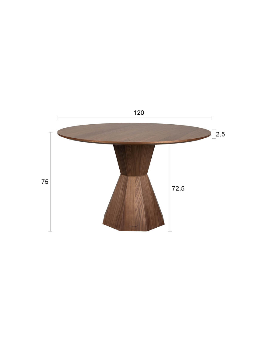 Eetkamertafel Lotus Notenhout