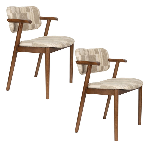 Stoel Sara Beige (set van 2)