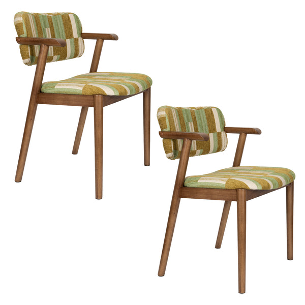 Stoel Sara Groen (set van 2)