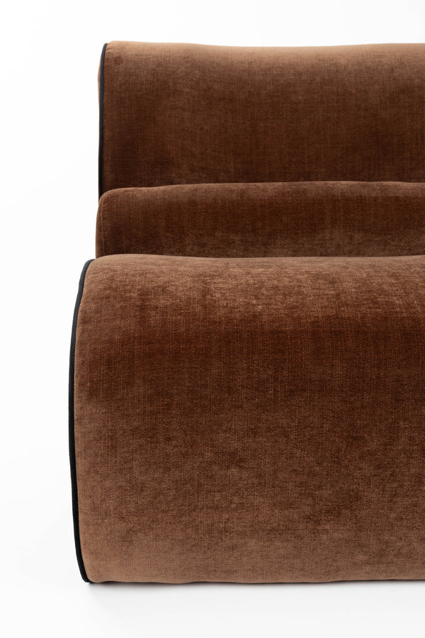 Loungestoel Donna Donker Bruin