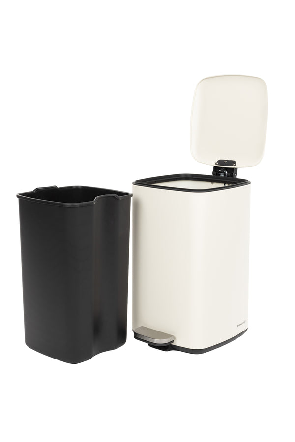 Afvalbak Mark Middel 20L Crème