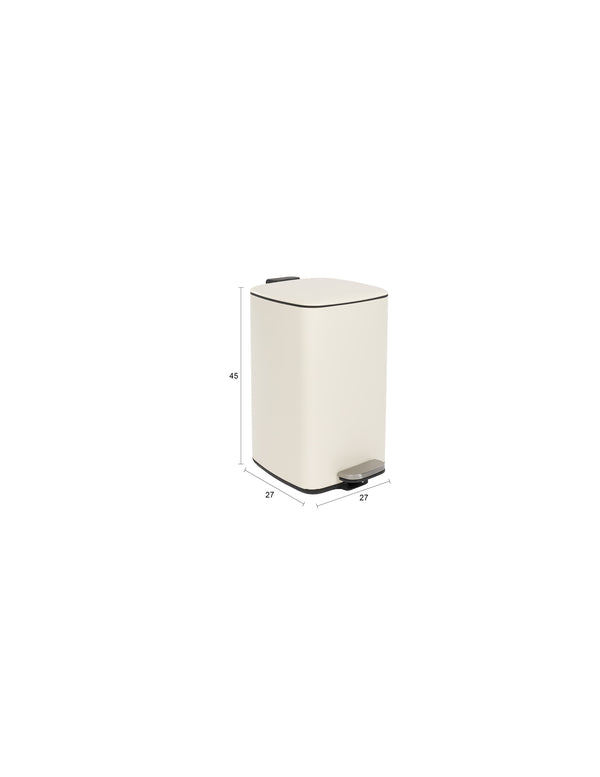 Afvalbak Mark Middel 20L Crème