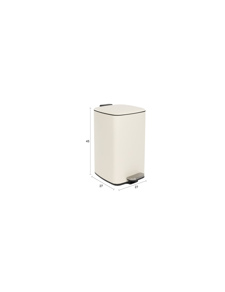 Afvalbak Mark Middel 20L Crème