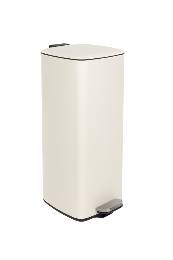 Afvalbak Mark Groot 30L Crème