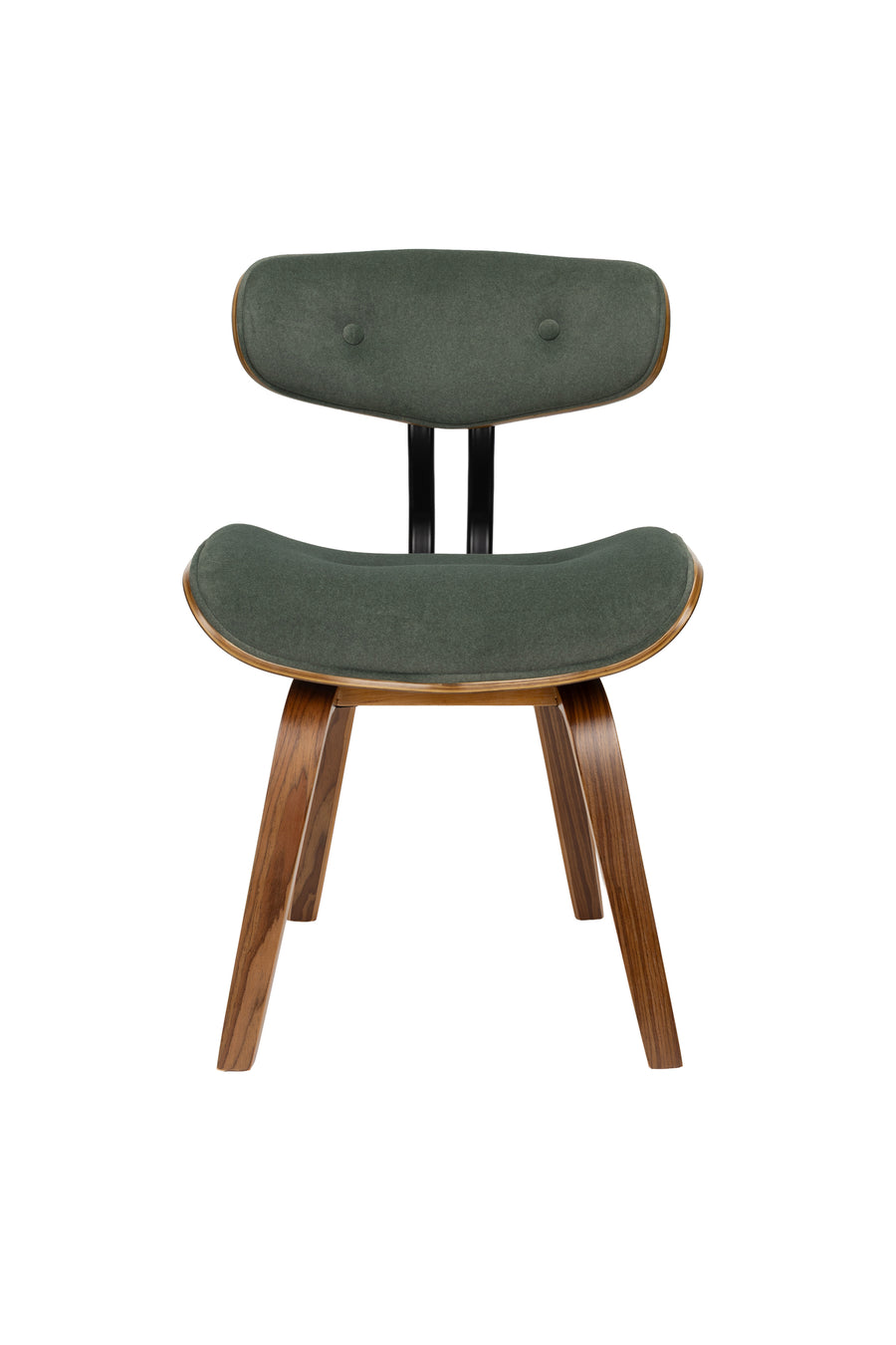 Stoel Blackwood Notenhout Groen