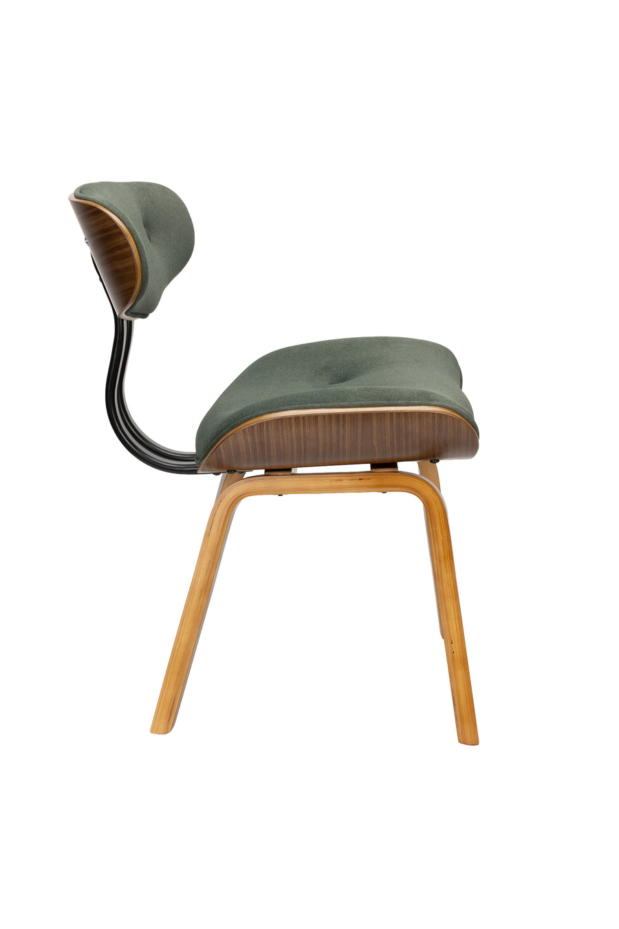 Stoel Blackwood Notenhout Groen