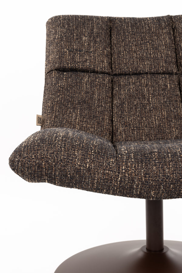 Bar fauteuil donkerbruin