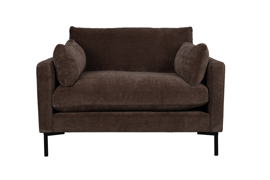 Loveseat Summer Donker Bruin