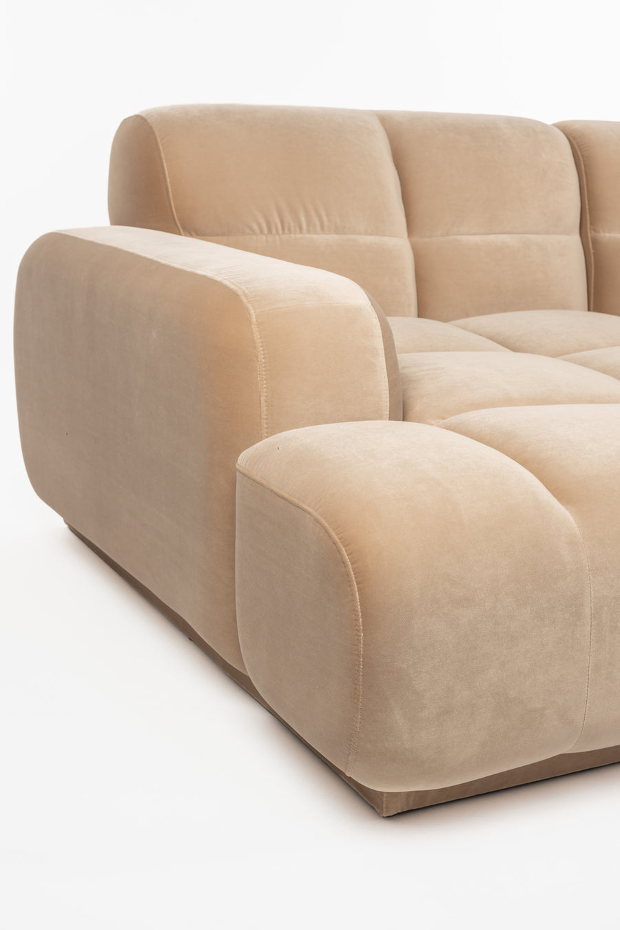 Bank Hazel 6-zits Chaise Longue Links Beige