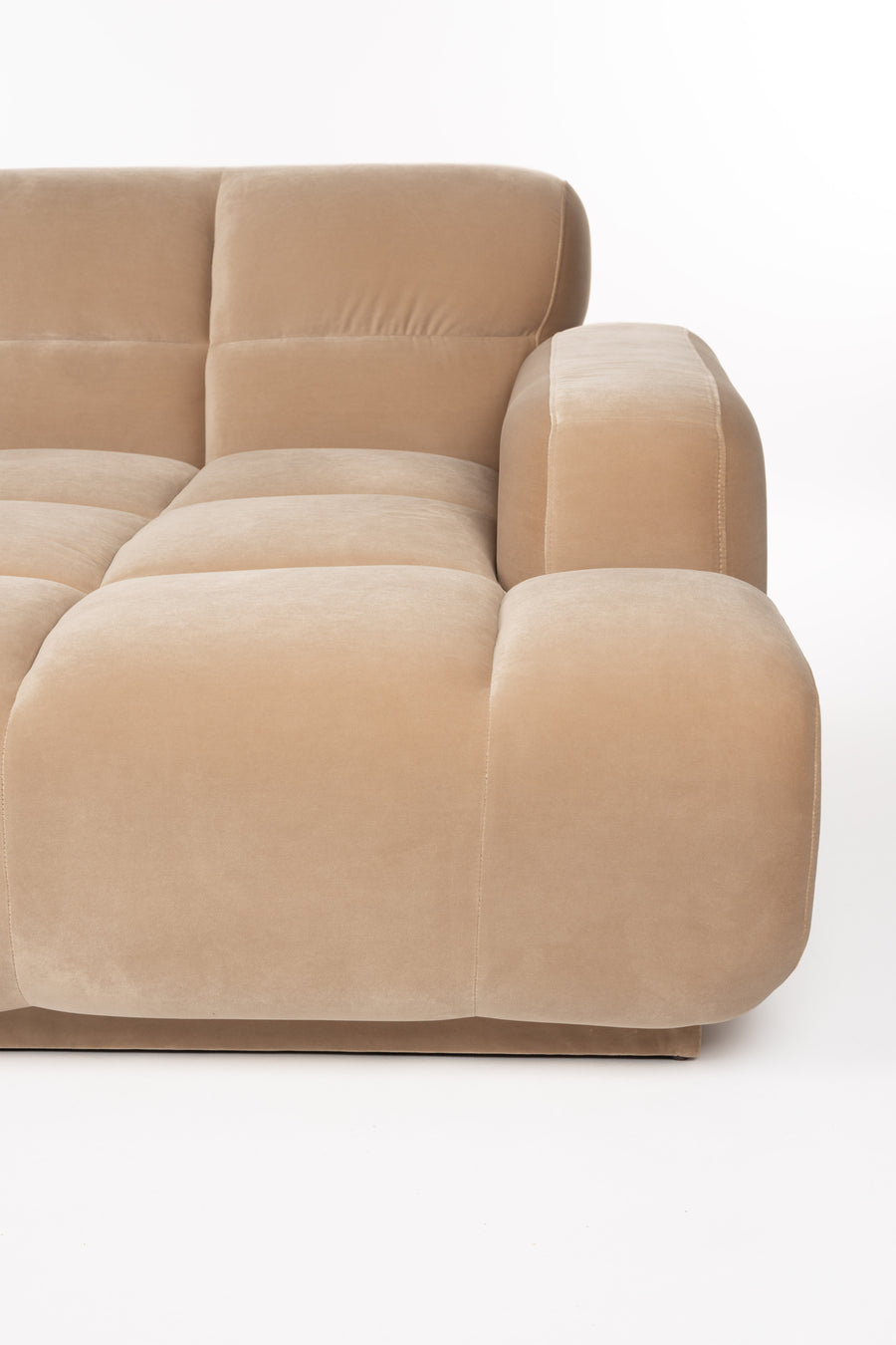 Bank Hazel 6-zits Chaise Longue Rechts Beige