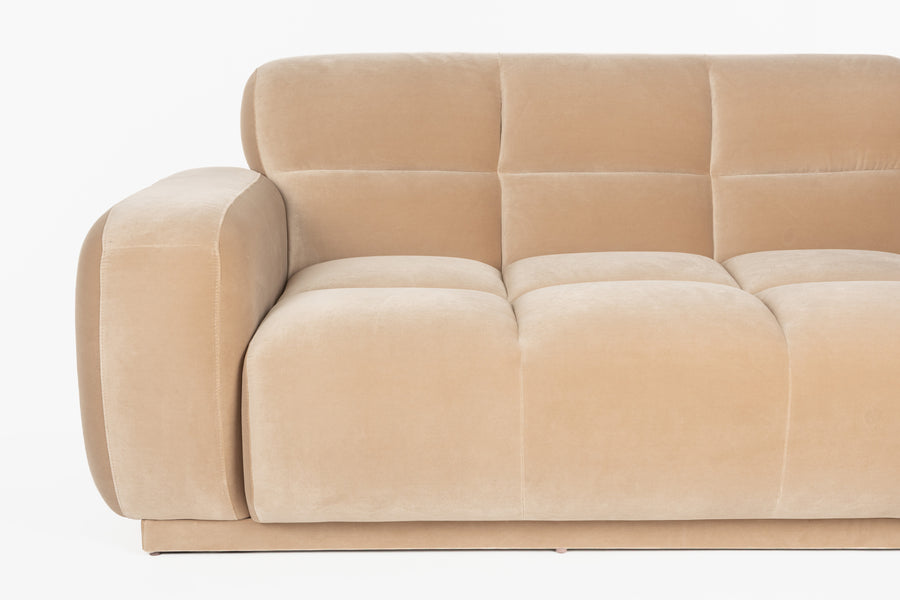 Bank Hazel 6-zits Chaise Longue Rechts Beige