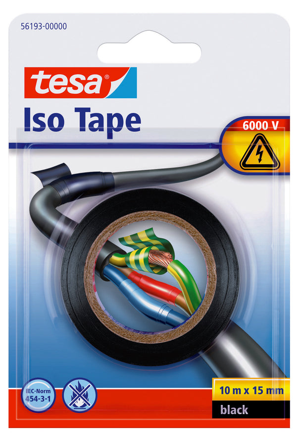 Ts Isolatietape 10mx15mm Zw Blister