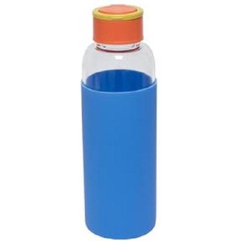 Bottle glass eco friendly blue