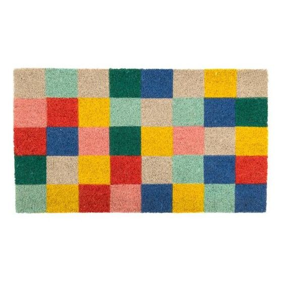 Doormat 'summer squares' multicolor
