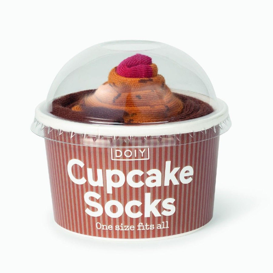 Cupcake socks chocolate