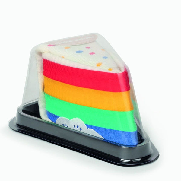 Rainbow cake socks