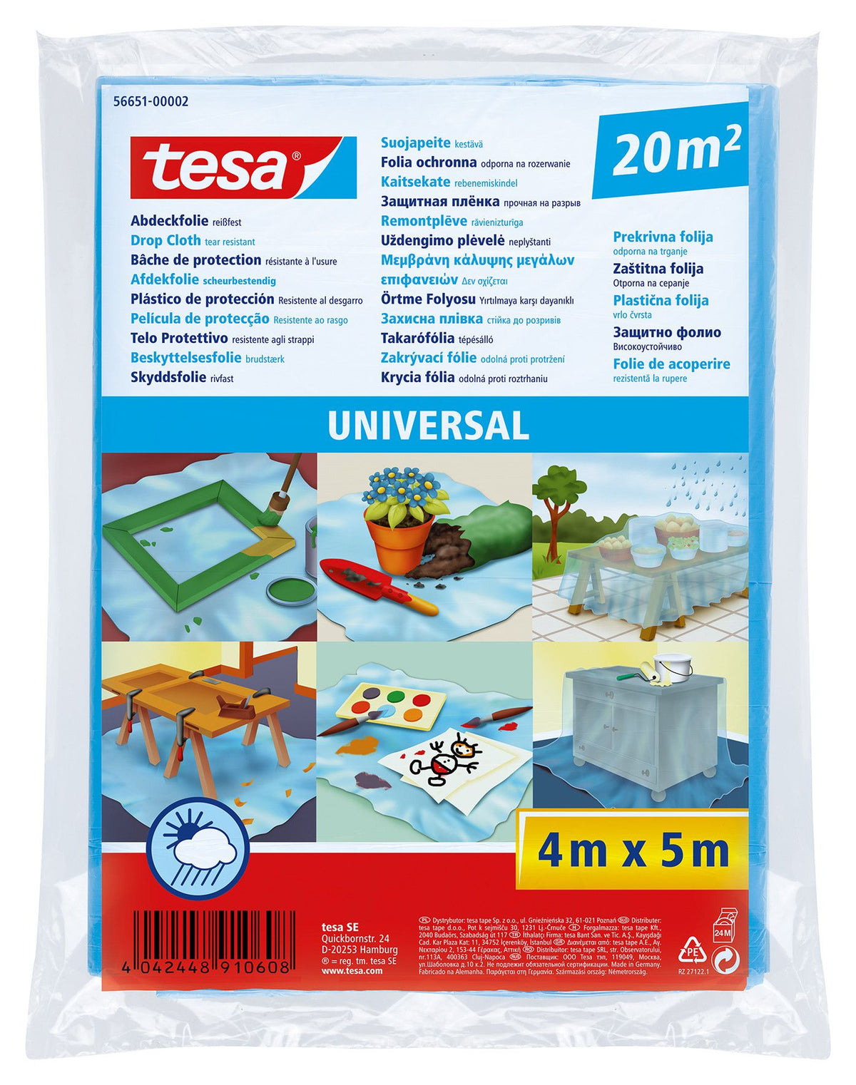 Ts Afdekfolie Universal 4x5m