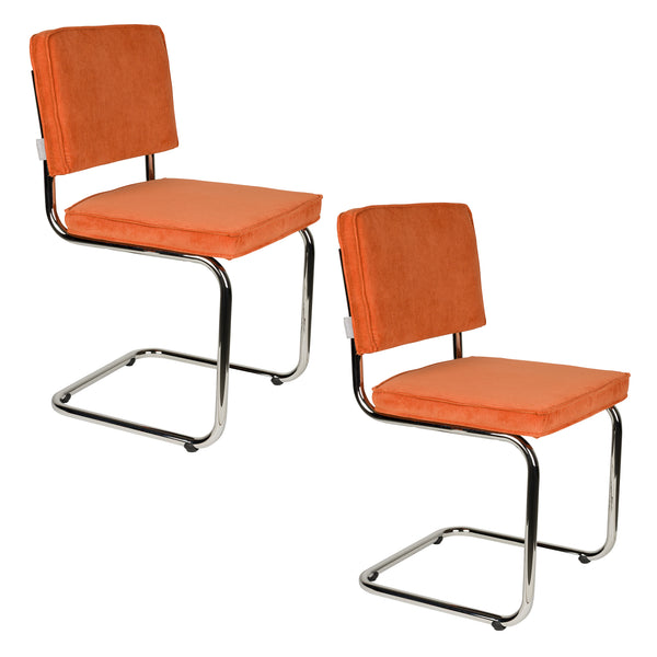 Stoel Ridge Rib Oranje 19a (set van 2)