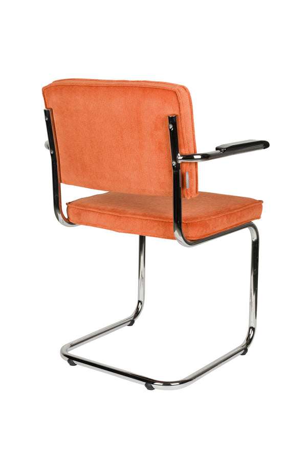 Fauteuil Ridge Rib Oranje 19a (set van 2)
