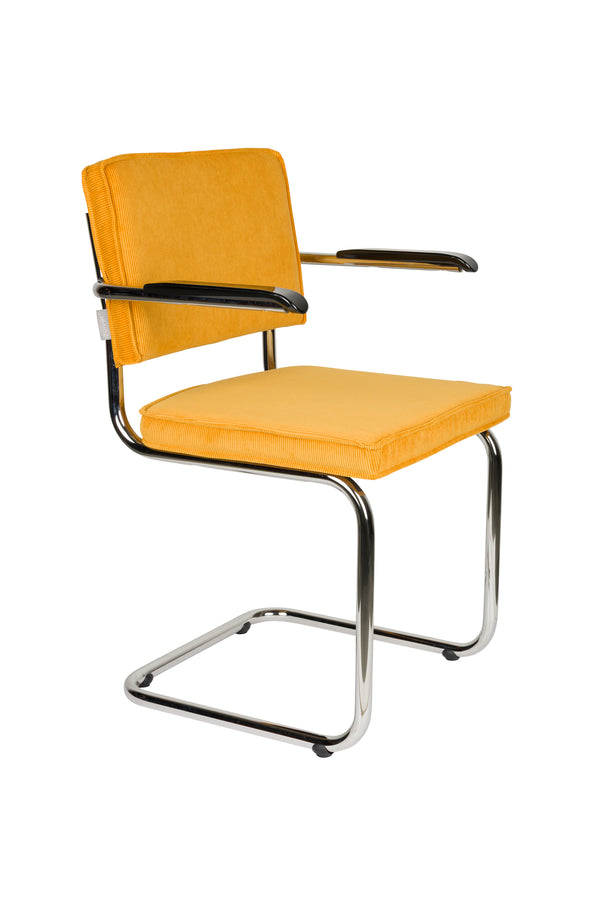Fauteuil Ridge Rib Geel 24a (set van 2)