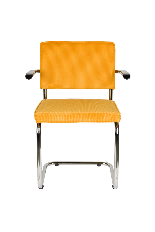 Fauteuil Ridge Rib Geel 24a (set van 2)