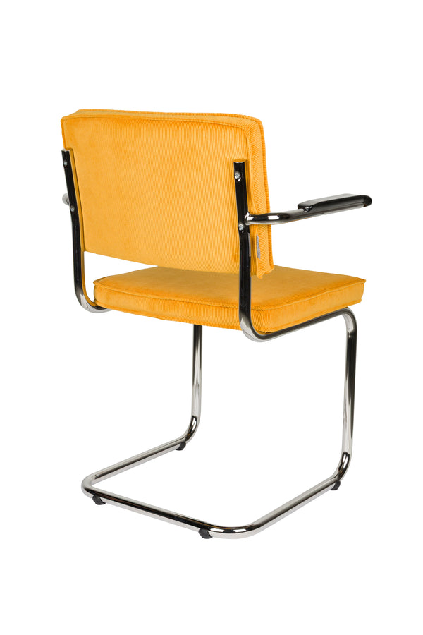 Fauteuil Ridge Rib Geel 24a (set van 2)