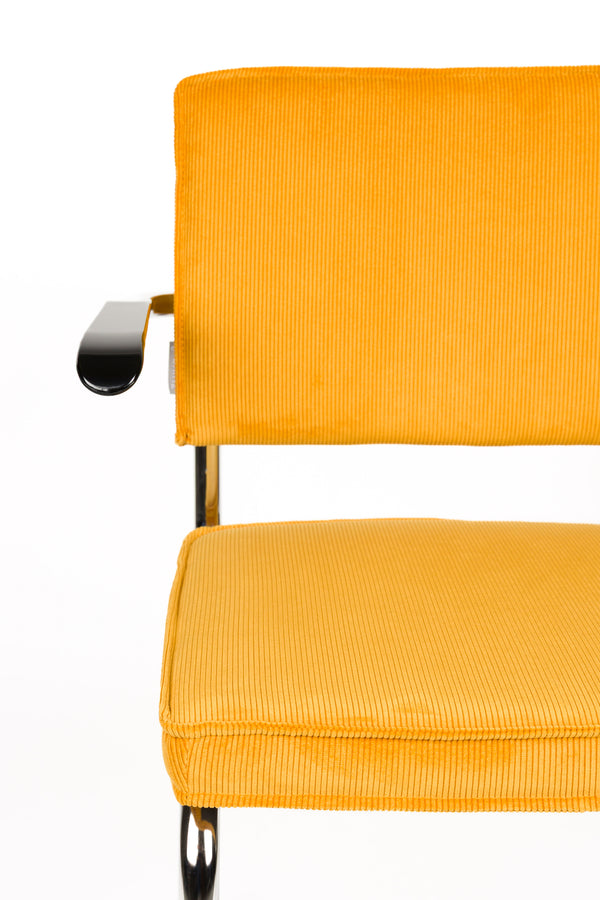 Fauteuil Ridge Rib Geel 24a (set van 2)