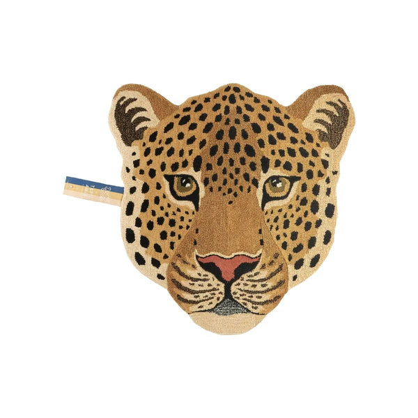 Himani Leopard Head Rug Large