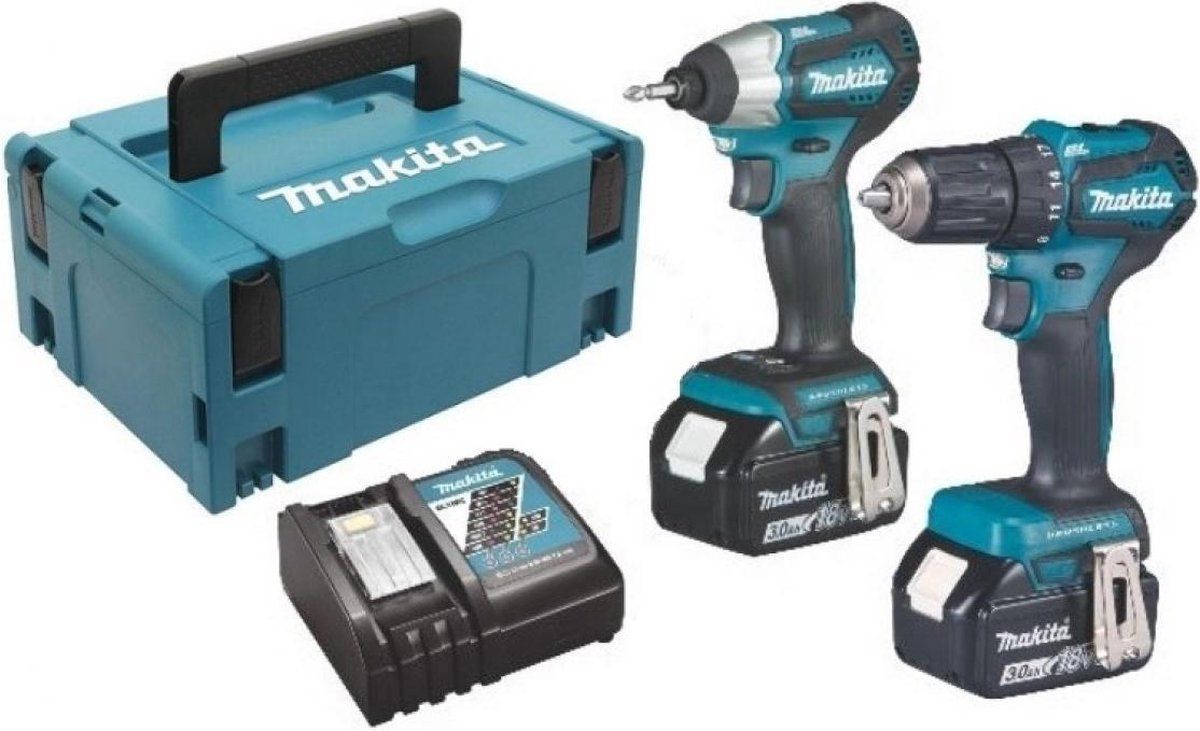 DLX2220JX2 18 v combiset voor lichter boor- en (slag)schroefwerk