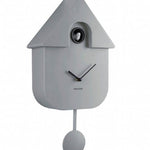 Wandklok Modern Cuckoo grijs