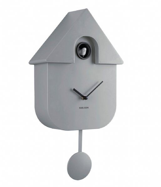 Wall clock Modern Cuckoo ABS mouse grey