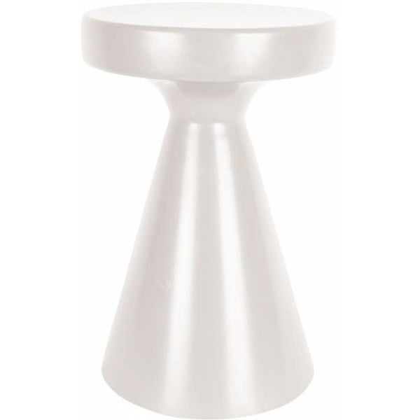 Side table Solid iron ivory
