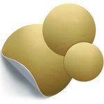 Magneetsticker rond goud (set van 3)