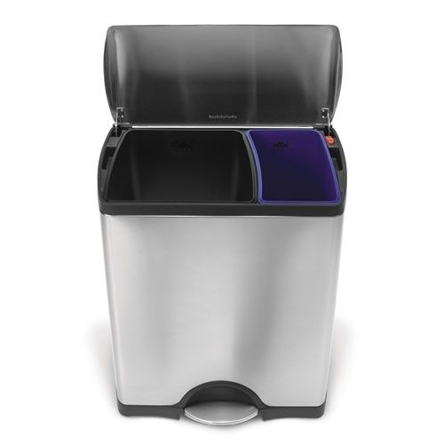 Afvalemmer Classic Recycler 30+16 liter, Simplehuman