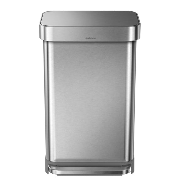 Pedaalemmer Rectangular met Liner Pocket 45 ltr, Simplehuman