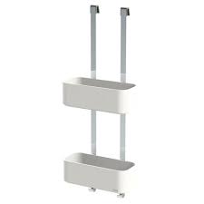 2-Store Ophangbaar doucherek 25 cm Wit