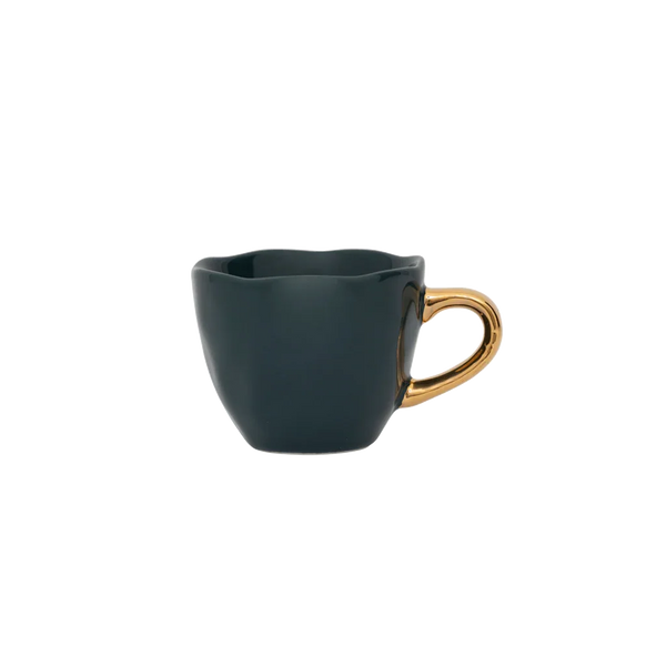 Good Morning cup Espresso Ø6 cm - Blue Green (2 stuks)