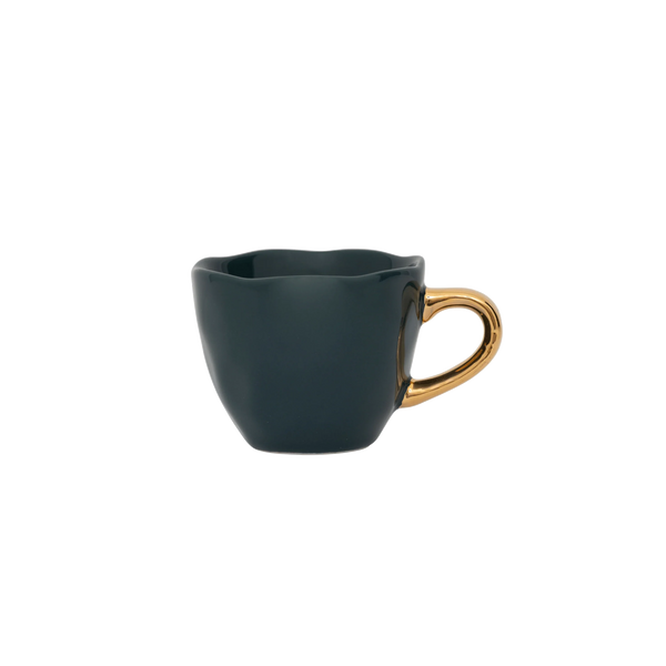 Good Morning cup Espresso Ø6 cm - Blue Green (2 stuks)