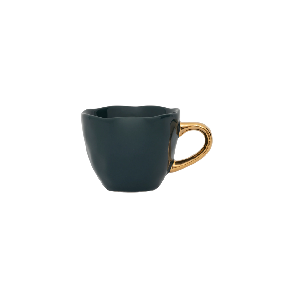 Good Morning cup Espresso Ø6 cm - Blue Green (2 stuks)