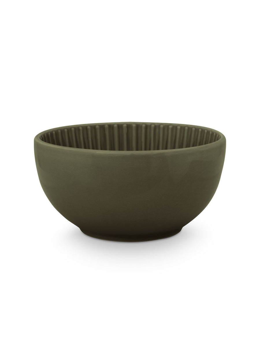 Bowl Relievo Dark Green 15cm