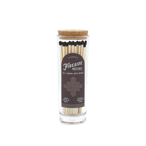 85 Fireside Tall Safety Matches - Charcoal