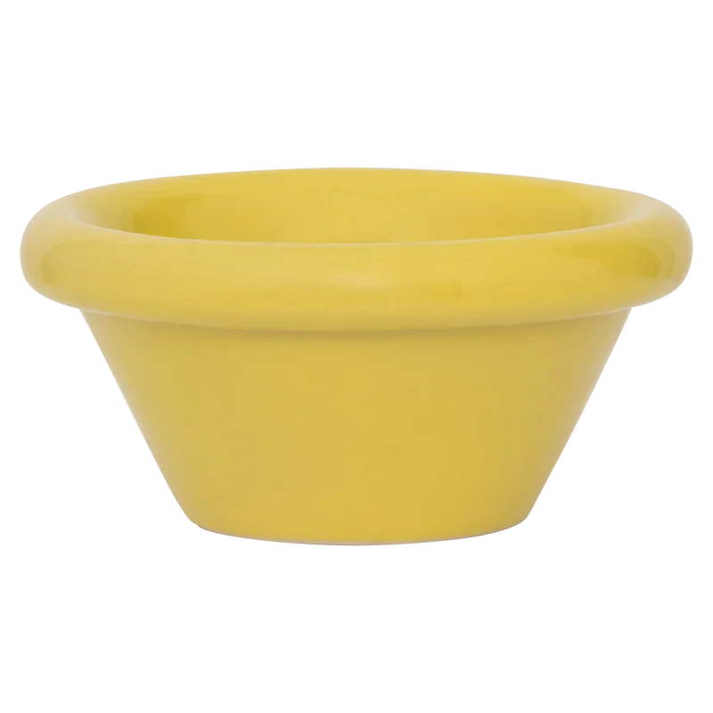 Schaal curvada, s, warm olijfgroen (set van 4)