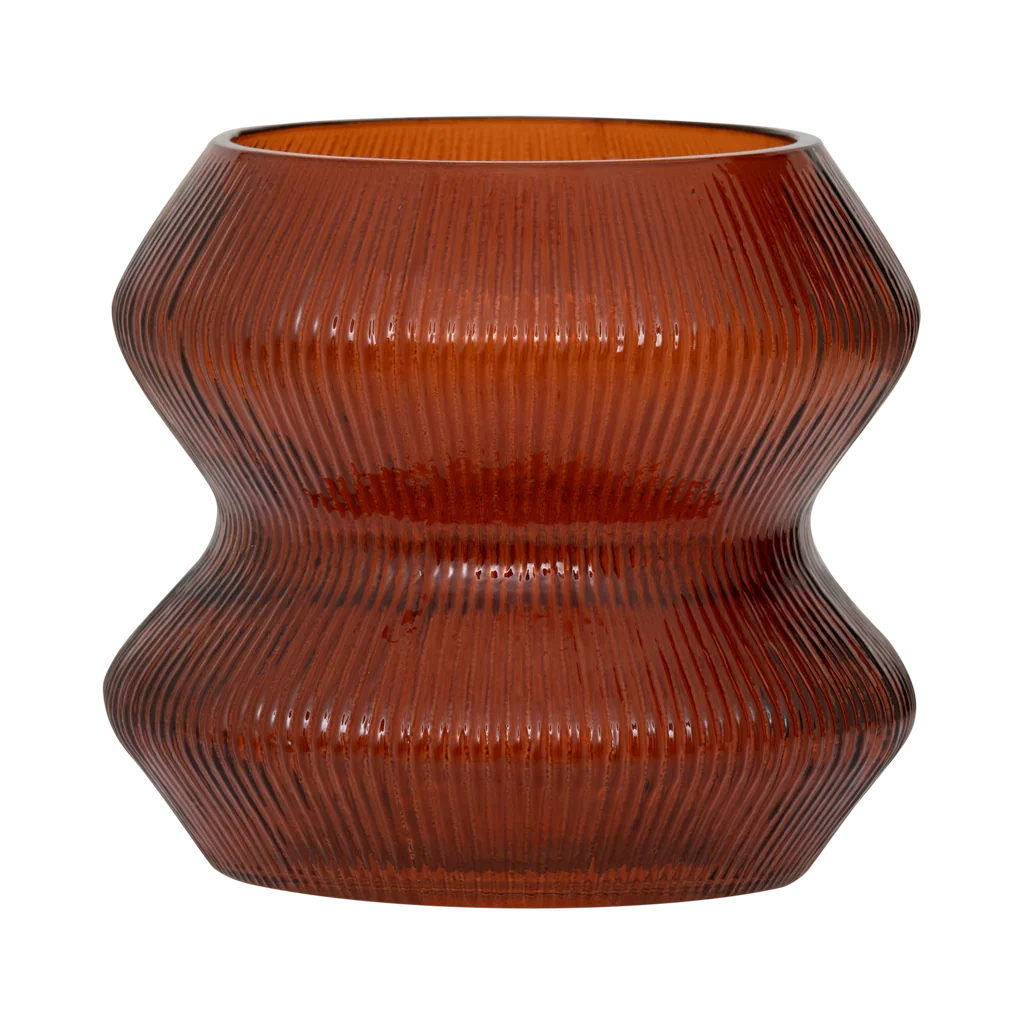 Xl waxinelichthouder skye, dieporanje (set van 2)