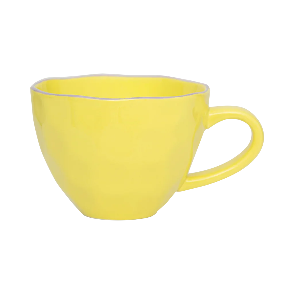 Good Morning Cup Cappuccino/Tea sculpted Limelight (2 stuks)