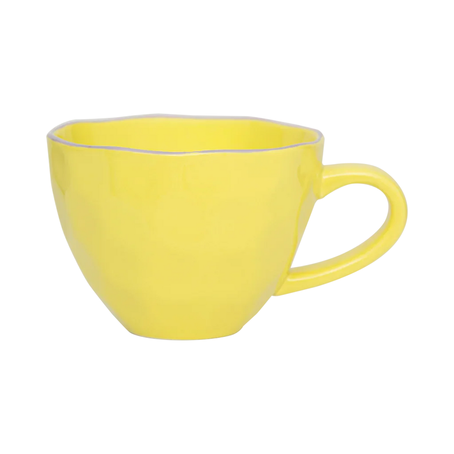 Good Morning Cup Cappuccino/Tea sculpted Limelight (2 stuks)