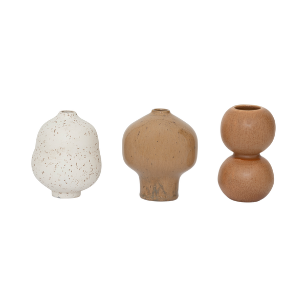 Mini vazen suzu, set van 3