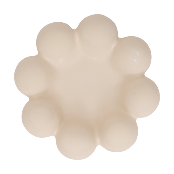 Decoratieve schaal sisko, gebroken wit