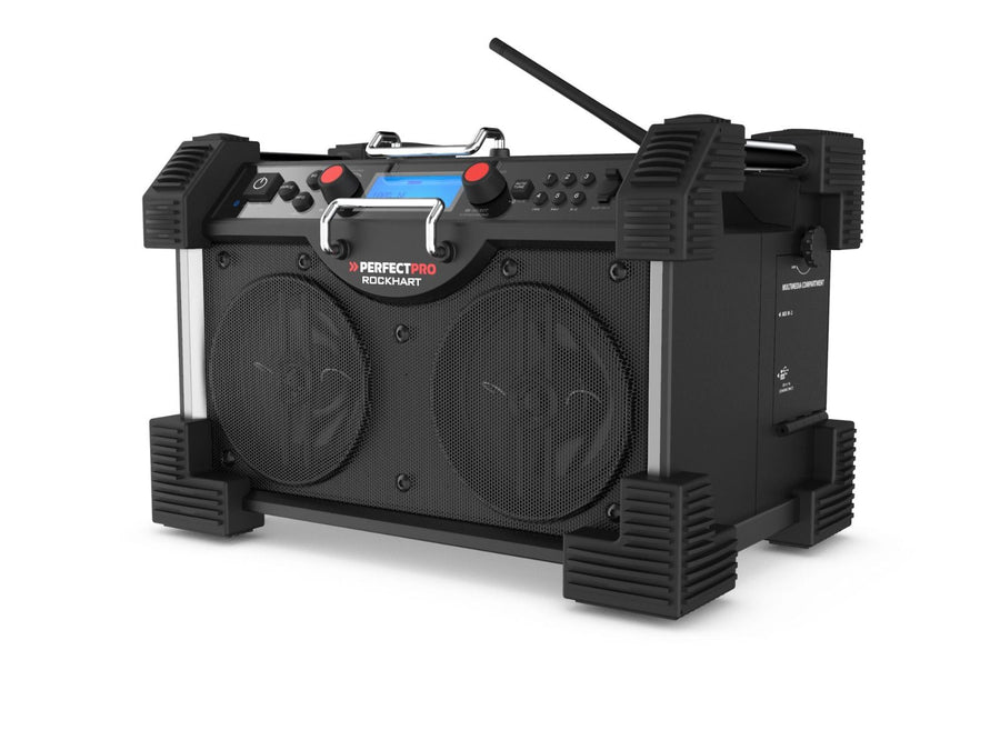 DAB+ / FM / Bluetooth / USB (lader/speler) / Oplaadbaar / IP44